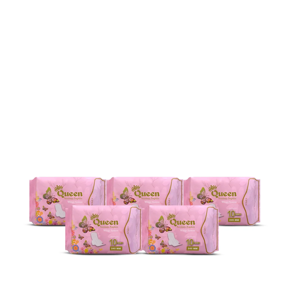 Queen Ultra Thin Sanitary Napkin – 5 Pack Combo